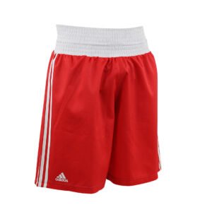 SHORT BOXEO C/LINEA RED/WHITE