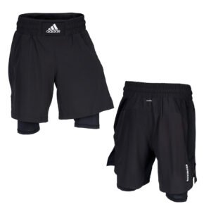 SHORTS TECH BLACK/WHITE