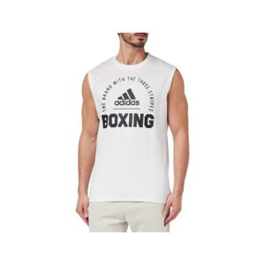 CAMISETA BOXEO S/MANGA COMMUNITY 21 WHITE/BLACK