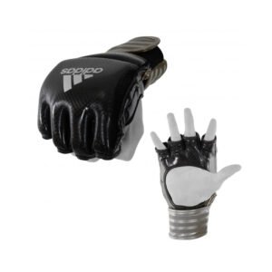 GUANTES MMA ULTIMO FIGHT BLACK/SILVER