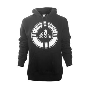 SUDADERA CON CAPUCHA BLACK/WHITE