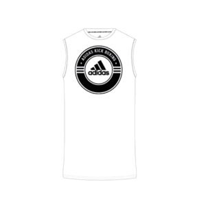 T-SHIRT COMBAT WHITE/BLACK SMALL