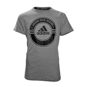 T-SHIRT COMBAT KIK BOXING GREY/BLACK