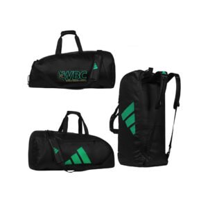 BOLSA DE BOXEO 2 EN 1 PU BLACK/GREEN L