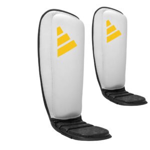 ESPINILLERA CON EMPEINE SILVA 50 WHITE/BLACK/YELLOW CAMO