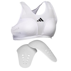 PROTECTOR DE SENO KARATE WKF WHITE