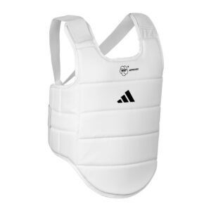 PROTECTOR DE PECHO KARATE WKF WHITE/BLACK