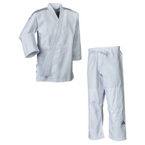 UNIFORME JUDO CLUB CON CINTURON WHITE/GREY POLY