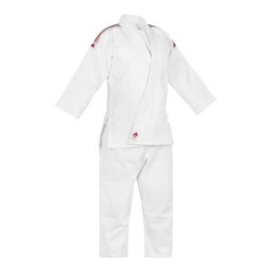 UNIFORME JUDO CLUB SIN CINTURON WHITE/RED
