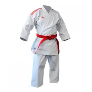 UNIFORME KARATE C/TIRA KATA SHORI WHITE/RED TALLA 150 RETAIL