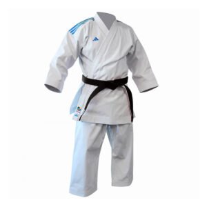 UNIFORME KARATE C/TIRA KATA SHORI WHITE/BLUE RETAIL