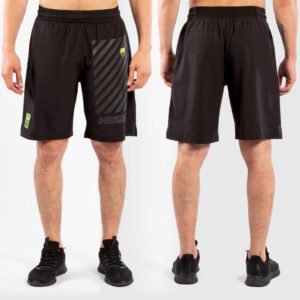 SHORT VENUM STRIPES FITNESS BLACK