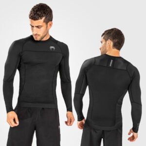 CAMISETA D/ COMPRESION G-FIT MANGA LARGA BLACK