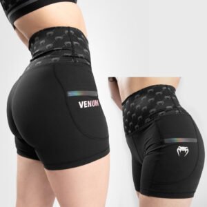 SHORT D/ COMPRESION MONOGRAM MUJER BLACK/PINK GOLD