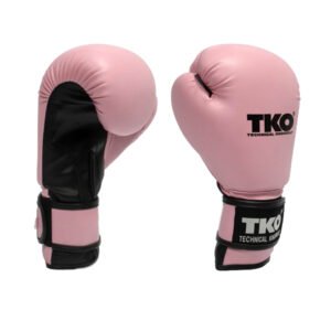 GUANTES BOXEO PU PINK BLACK