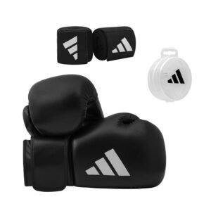 KIT DE BOXEO ADULTO BLACK WHITE