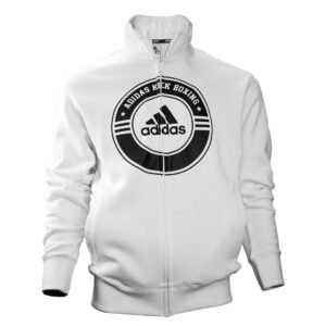 SUDADERA COMBAT WHITE BLACK