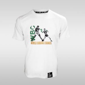 CAMISETA BOXEO WBC WHITE