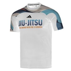 CAMISETA MANGA CORTA RASHGUARD WHITE BLUE ORANGE
