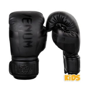 GUANTES BOXEO NIÑO ELITE EXCLUSIVE MATTE BLACK L