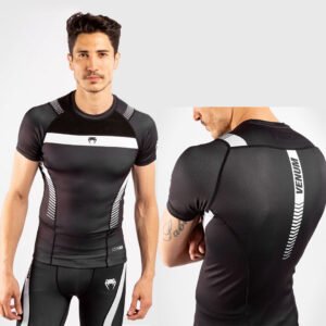 CAMISETA MANGA CORTA NoGI 3.0 RASHGUARD BLACK WHITE