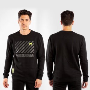 SUDADERA STRIPES CREWNECK BLACK