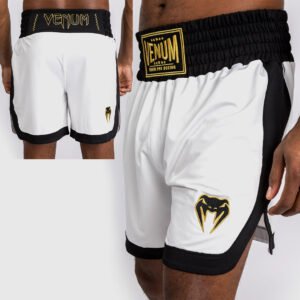 SHORT DE BOXEO VENUM CLASSIC WHITE BLACK