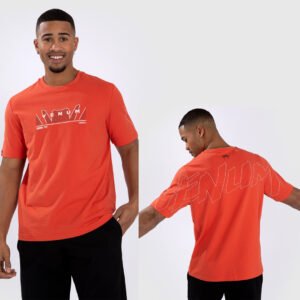 T SHIRT VENUM SNAKE PRINT FLUO ORANGE