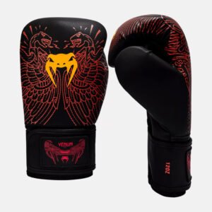 GUANTES BOXEO QUETZAL FURY BLACK FURY RED TANGERINE
