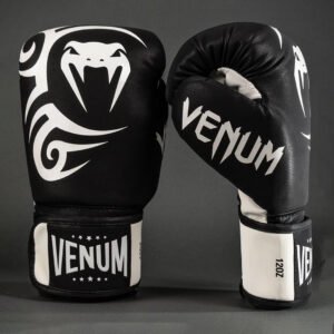 GUANTES BOXEO MIKE TYSON REPLICA BLACK WHITE