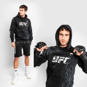 SUDADERA C CAPUCHA UFC AUTHENTIC FIGHT WEEK BLACK