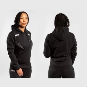 SUDADERA "HOODIE" MUJER UFC REPLICA BLACK