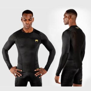 CAMISETA MANGA LARGA G FIT BLACK GOLD