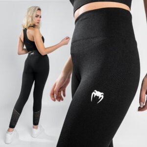 LEGGINGS SPARRING S COSTURA MUJER BLACK